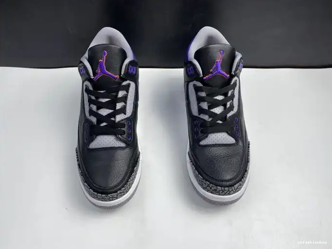 Purple Court 3 Air Black 050 CT8532 Jordan Retro 0623